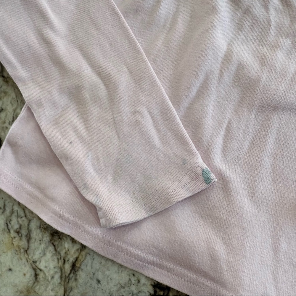 Limited Too Light Pink Long Sleeve Wrap Top - Picture 3 of 5